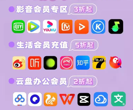 卡卷货源卡卷集市商品展示